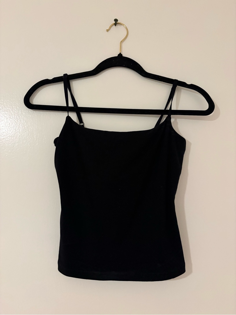 Black Spaghetti Strap Cami Top - Women - Cami - Built-in Bra